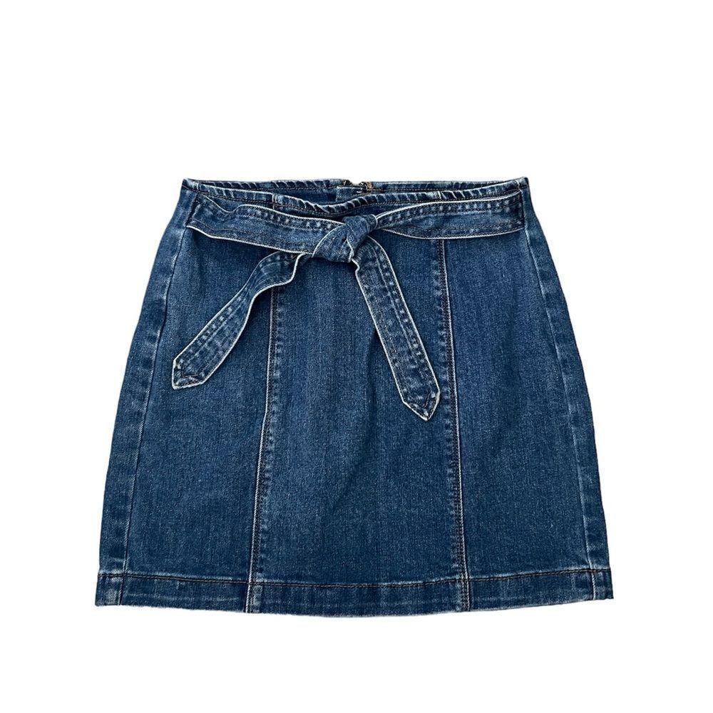 PacSun Women's Denim Front Tie Skirt Size 24